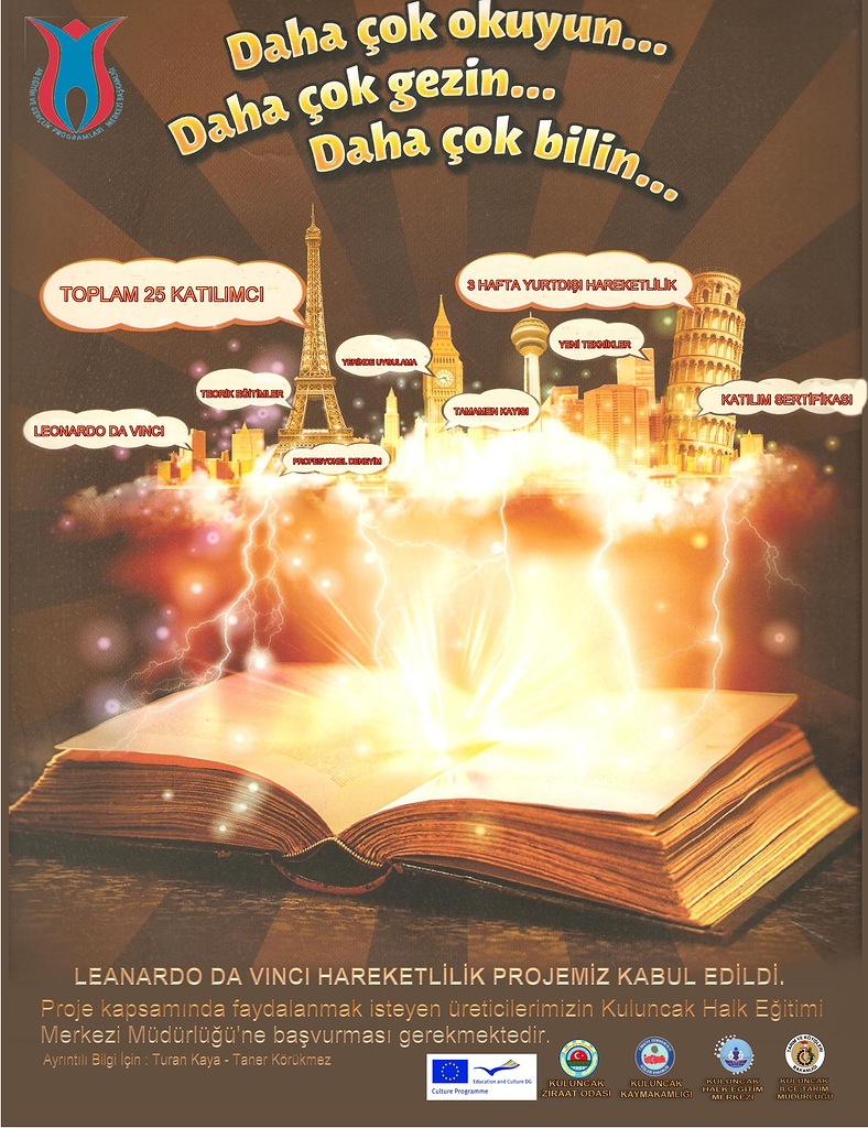 Proje tanıtım afişi Taner Körükmez tarafından tasarlandı.