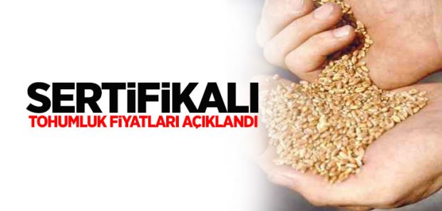 TİGEM Sertifikalı Tohumluk Ücretleri